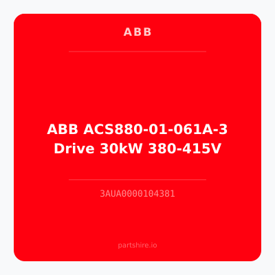 ABB ACS880-01-061A-3 Drive 30kW 380-415V