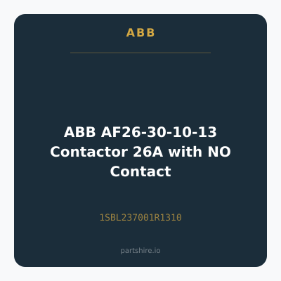 ABB AF26-30-10-13 Contactor 26A with NO Contact