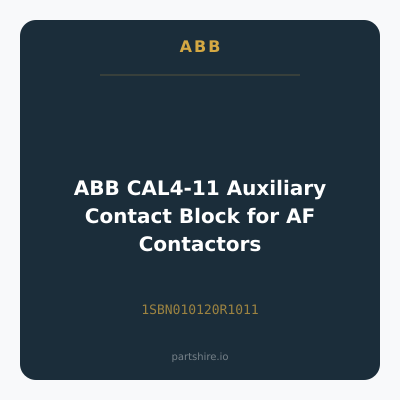 ABB CAL4-11 Auxiliary Contact Block for AF Contactors