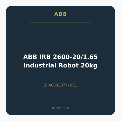 ABB IRB 2600-20/1.65 Industrial Robot 20kg