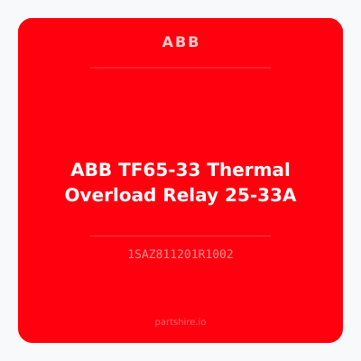 ABB TF65-33 Thermal Overload Relay 25-33A