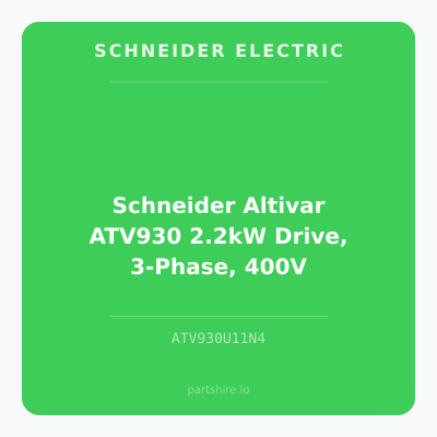 Schneider Altivar ATV930 2.2kW Drive, 3-Phase, 400V