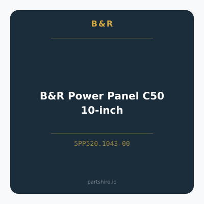 B&R Power Panel C50 10-inch