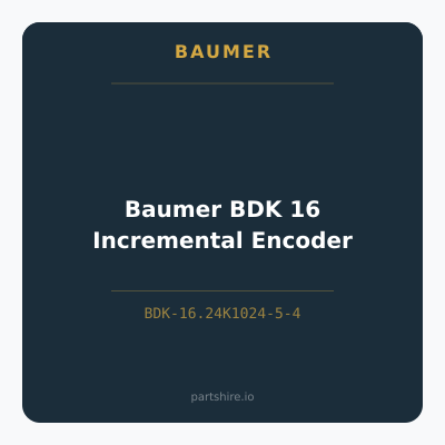 Baumer BDK 16 Incremental Encoder