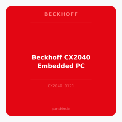 Beckhoff CX2040 Embedded PC