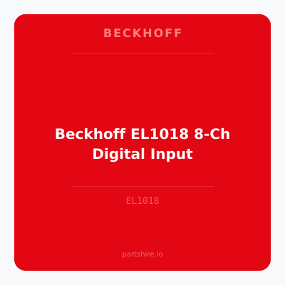 Beckhoff EL1018 8-Ch Digital Input