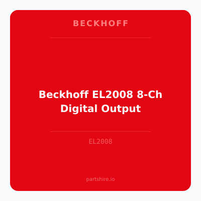 Beckhoff EL2008 8-Ch Digital Output
