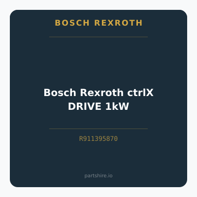 Bosch Rexroth ctrlX DRIVE 1kW