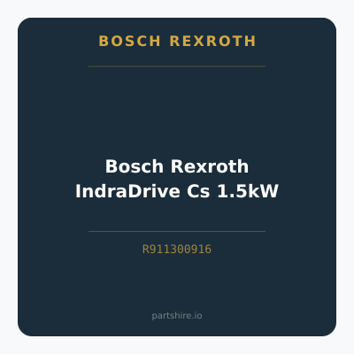 Bosch Rexroth IndraDrive Cs 1.5kW
