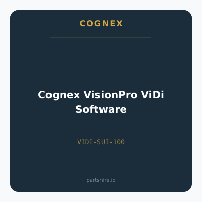 Cognex VisionPro ViDi Software