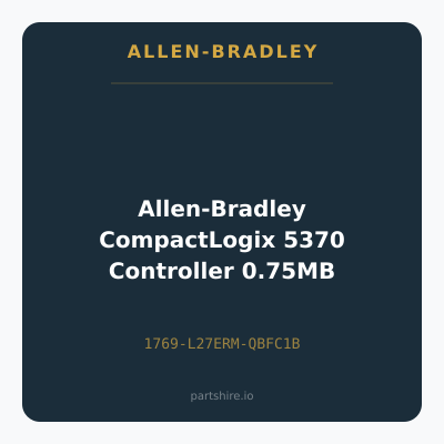 Allen-Bradley CompactLogix 5370 Controller 0.75MB