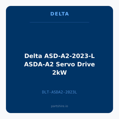 Delta ASD-A2-2023-L ASDA-A2 Servo Drive 2kW