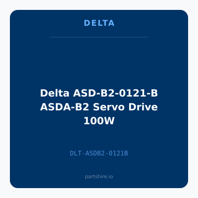 Delta ASD-B2-0121-B ASDA-B2 Servo Drive 100W