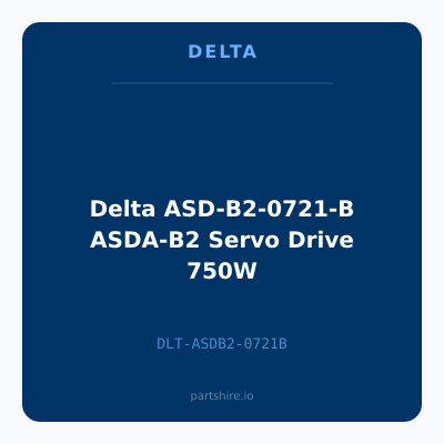 Delta ASD-B2-0721-B ASDA-B2 Servo Drive 750W