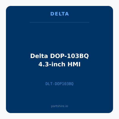 Delta DOP-103BQ 4.3-inch HMI