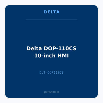 Delta DOP-110CS 10-inch HMI