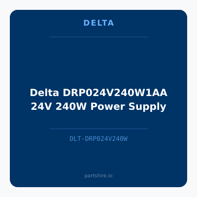 Delta DRP024V240W1AA 24V 240W Power Supply