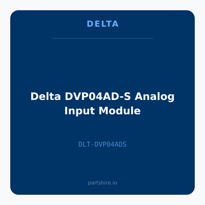 Delta DVP04AD-S Analog Input Module