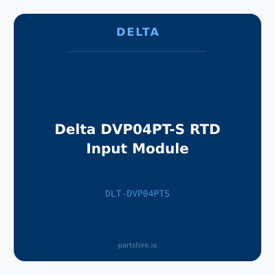 Delta DVP04PT-S RTD Input Module