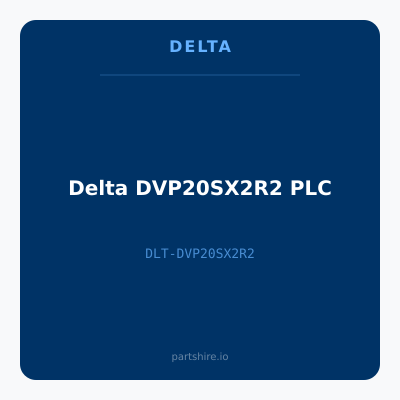 Delta DVP20SX2R2 PLC