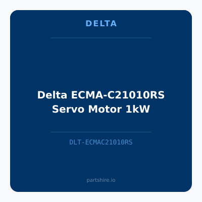 Delta ECMA-C21010RS Servo Motor 1kW