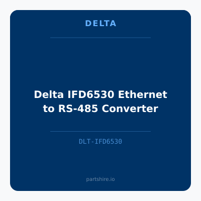 Delta IFD6530 Ethernet to RS-485 Converter