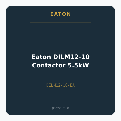 Eaton DILM12-10 Contactor 5.5kW