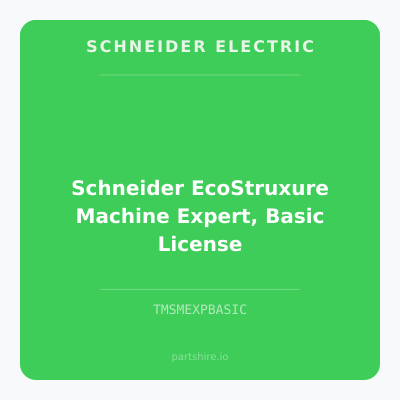 Schneider EcoStruxure Machine Expert, Basic License