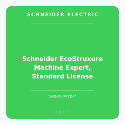 Schneider EcoStruxure Machine Expert, Standard License
