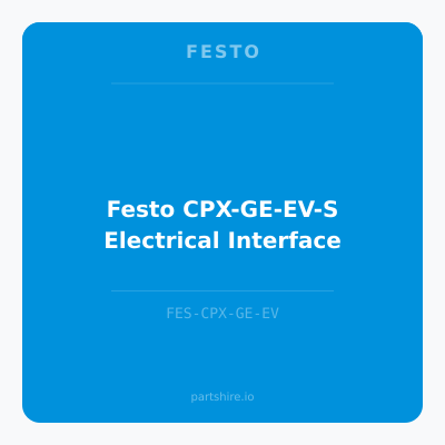 Festo CPX-GE-EV-S Electrical Interface