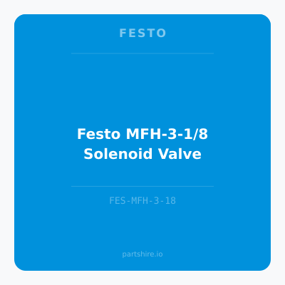 Festo MFH-3-1/8 Solenoid Valve