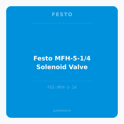 Festo MFH-5-1/4 Solenoid Valve