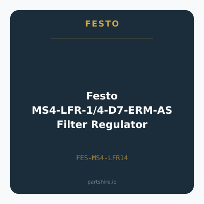 Festo MS4-LFR-1/4-D7-ERM-AS Filter Regulator