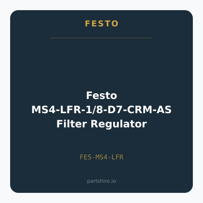 Festo MS4-LFR-1/8-D7-CRM-AS Filter Regulator