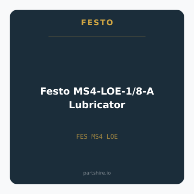Festo MS4-LOE-1/8-A Lubricator