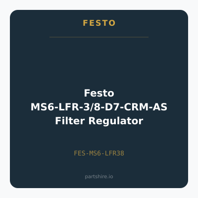 Festo MS6-LFR-3/8-D7-CRM-AS Filter Regulator