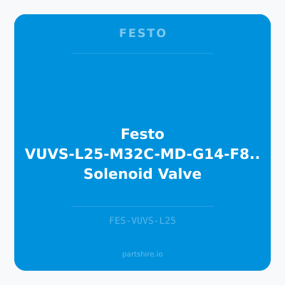 Festo VUVS-L25-M32C-MD-G14-F8-1C1 Solenoid Valve
