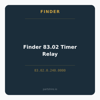 Finder 83.02 Timer Relay