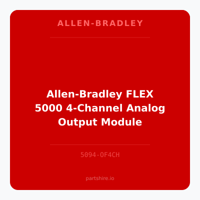 Allen-Bradley FLEX 5000 4-Channel Analog Output Module