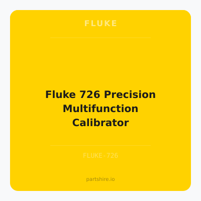Fluke 726 Precision Multifunction Calibrator