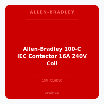 Allen-Bradley 100-C IEC Contactor 16A 240V Coil