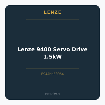 Lenze 9400 Servo Drive 1.5kW