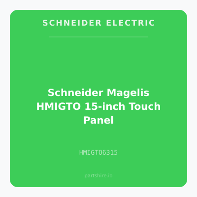 Schneider Magelis HMIGTO 15-inch Touch Panel