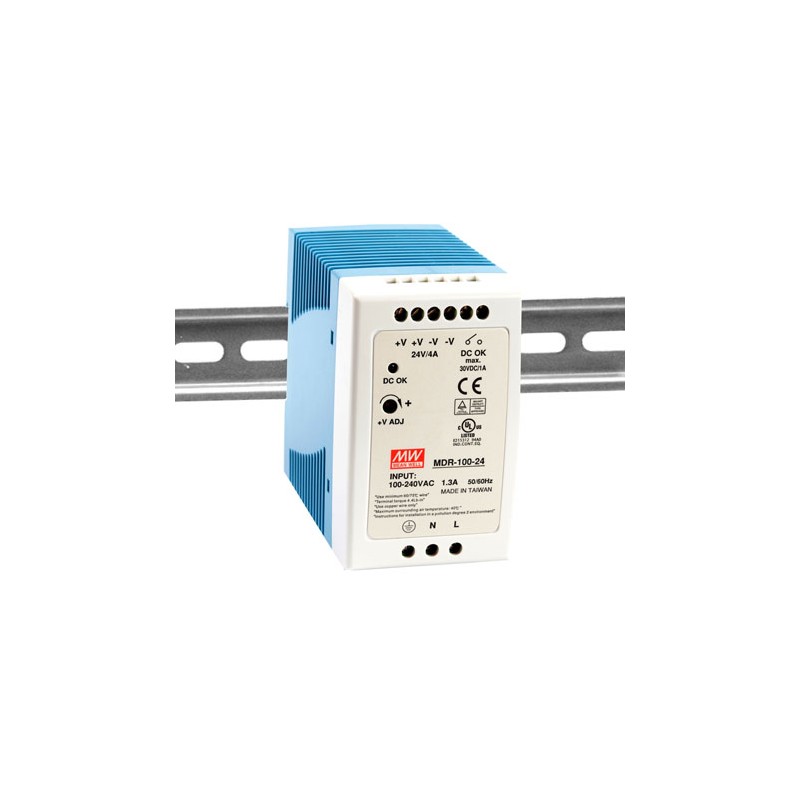 Mean Well MDR-100-24 DIN Rail PSU
