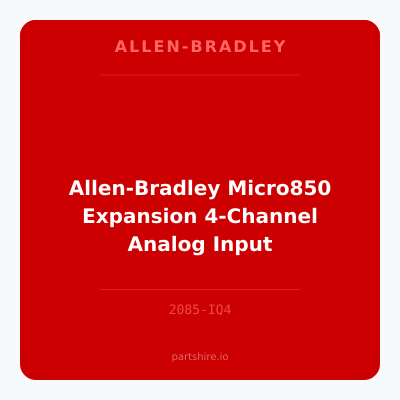 Allen-Bradley Micro850 Expansion 4-Channel Analog Input