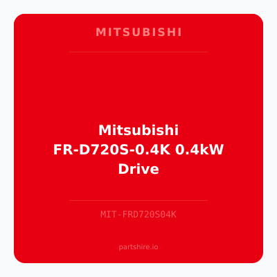 Mitsubishi FR-D720S-0.4K 0.4kW Drive