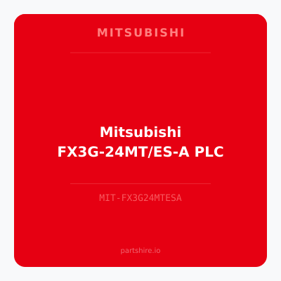 Mitsubishi FX3G-24MT/ES-A PLC