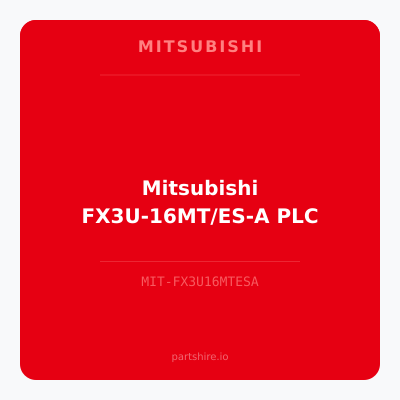 Mitsubishi FX3U-16MT/ES-A PLC