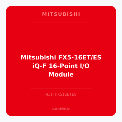 Mitsubishi FX5-16ET/ES iQ-F 16-Point I/O Module