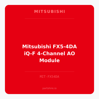 Mitsubishi FX5-4DA iQ-F 4-Channel AO Module